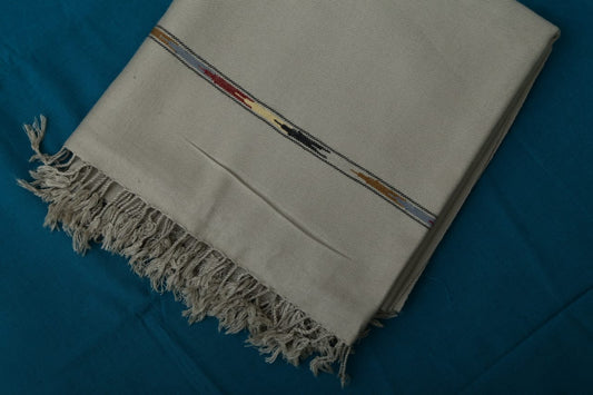 Wool Shawl Mouse Grey